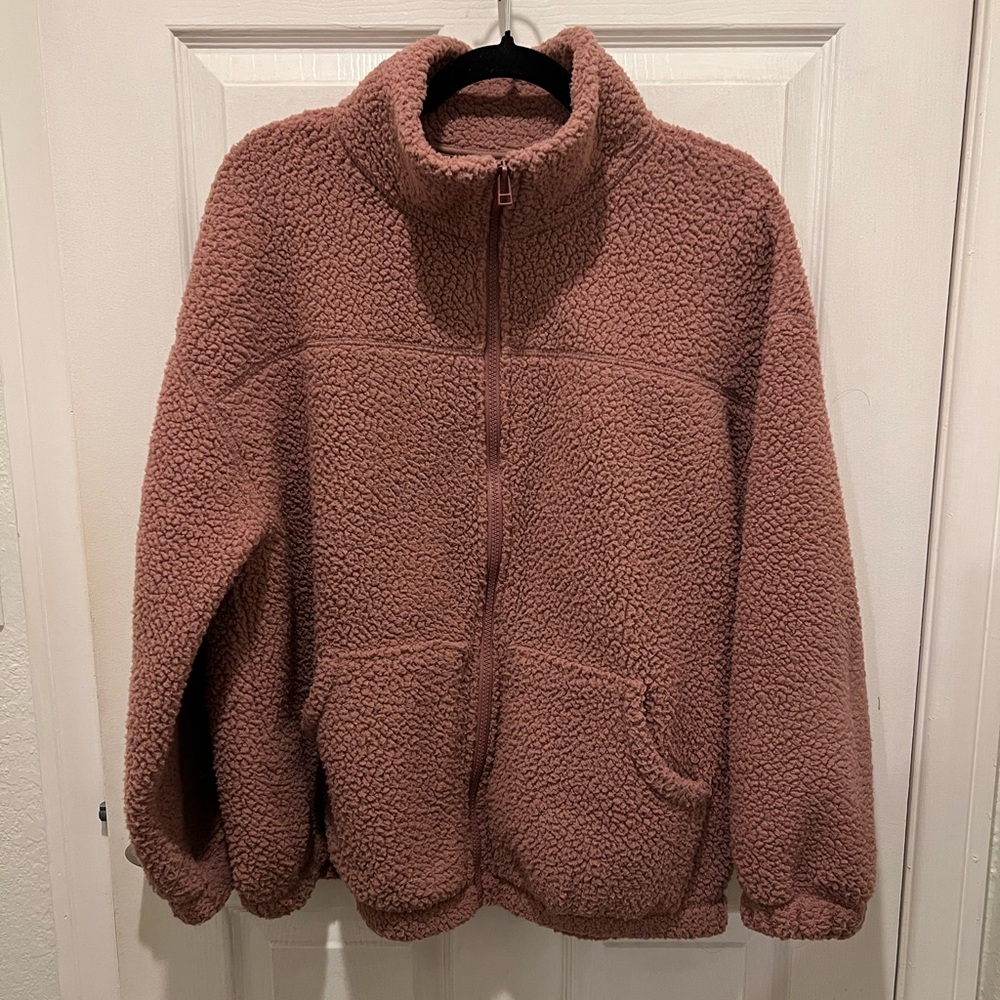 Old Navy Tan Sherpa Jacket